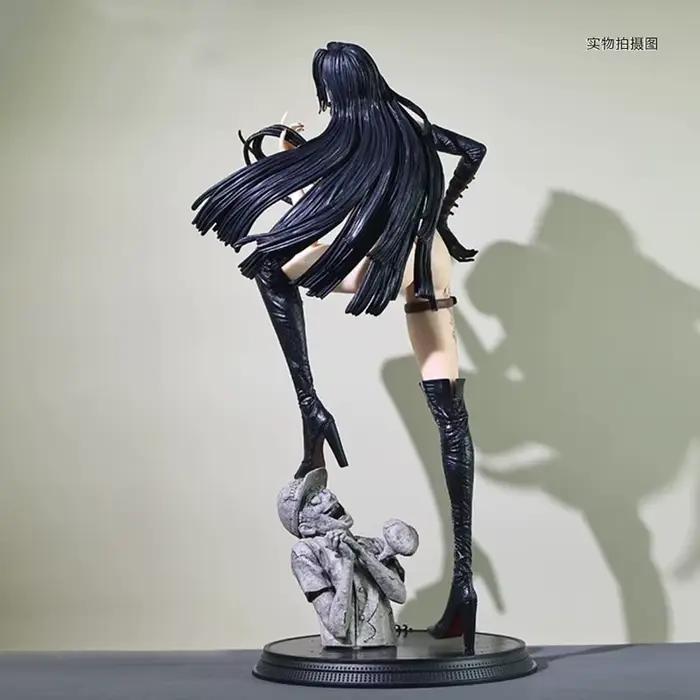 Figurine One Piece Boa Hancock Gk, grande taille, tenue en cuir sexy, figurine d'anime, statue de collection, ornement de bureau pour les fans d'anime adultes