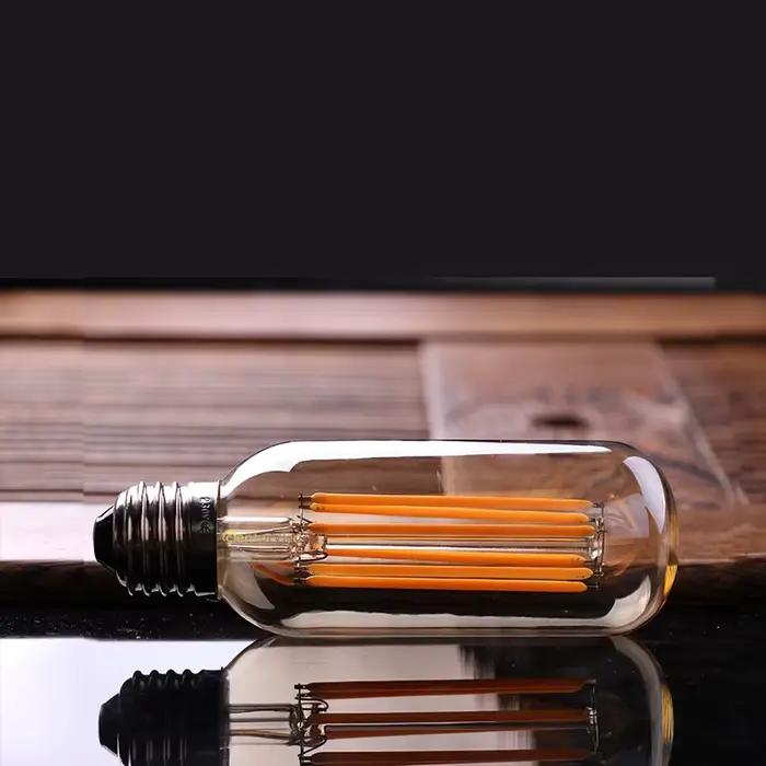 Ampoule Tubulaire à Filament Jaune Chaud pour Lustre