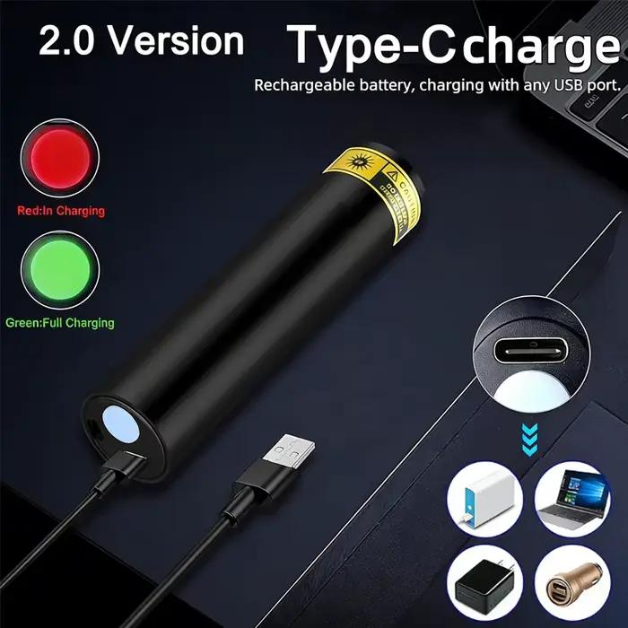 Mini lampe torche UV 3W 365nm rechargeable, lumière noire ultraviolette, pour manucure, détection d'urine de chat/chien, teigne, argent, minerais, scorpion