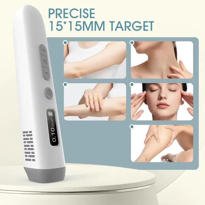 Lampe de photothérapie UVB 308 nm pour le vitiligo, appareil de thérapie par lumière UV portable pour usage domestique, traitement du psoriasis, de l'eczéma et des taches blanches cutanées