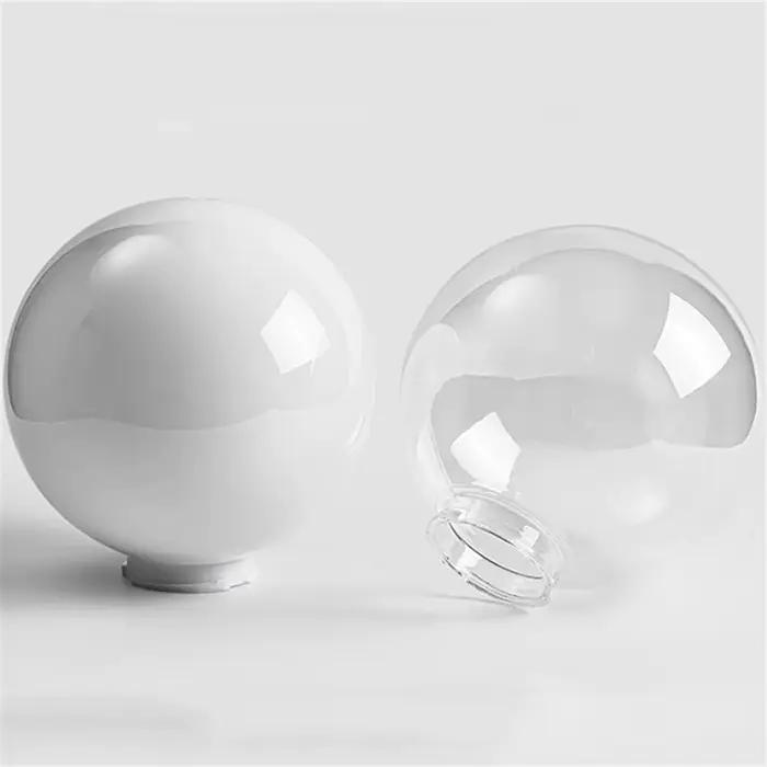 Abat-jour de lampe d'extérieur en acrylique rond PMMA