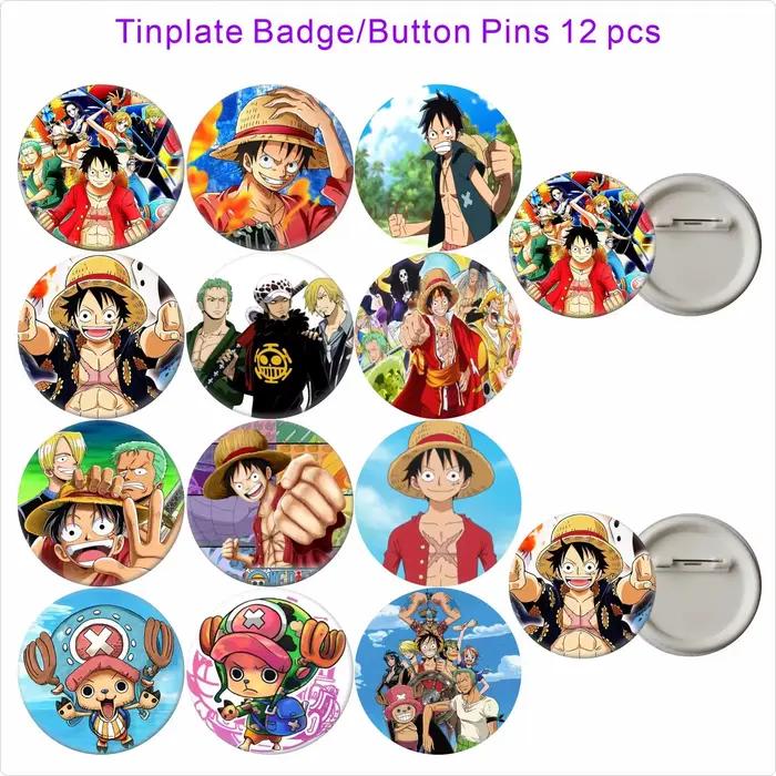 Articles de fête d'anniversaire One Piece : décorations, décorations de gâteau, remplisseurs de sacs cadeaux, bracelets slap, autocollants, récompenses pour la classe, et autres articles promotionnels