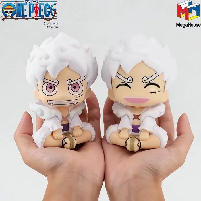 Figurine d'action One Piece 9,5 cm - Monkey D. Luffy en Gear 5 version Q, modèle de collection en PVC, jouet poupée