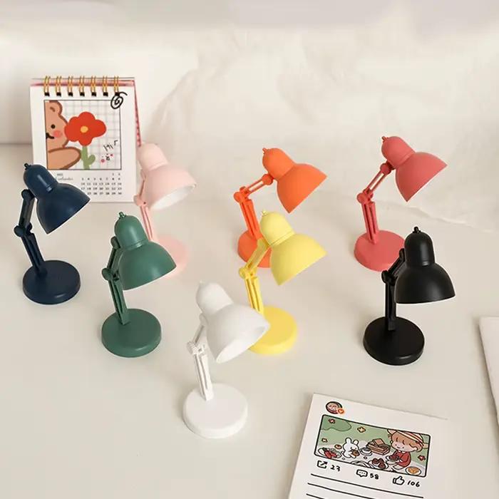 Lampe de bureau LED Mini veilleuse, lampe de livre pliable Portable, lecture dans le lit, lumière chaude pour le soin des yeux, pour l'étude, la décoration de Table de chevet