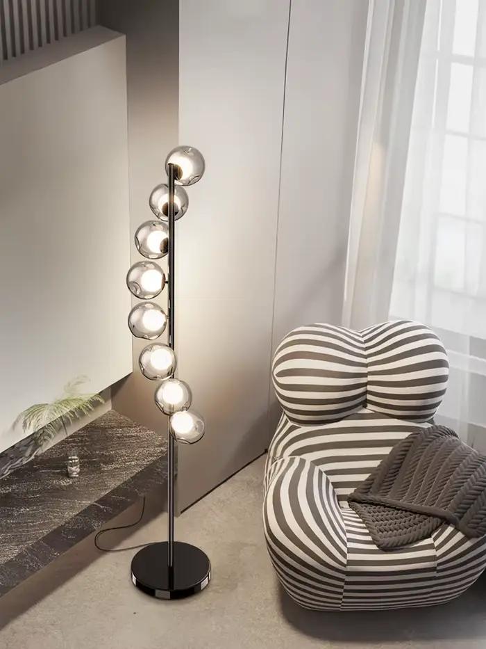 Lampadaire LED de luxe moderne pour salon canapé chambre support de chevet lumières hôtel Villa étude Lustre décoration de la maison luminaire