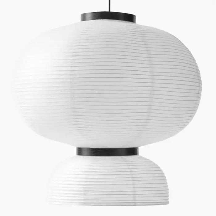 Lampe en papier de riz minimaliste moderne chez l'habitant japonais Noguchi courageux
