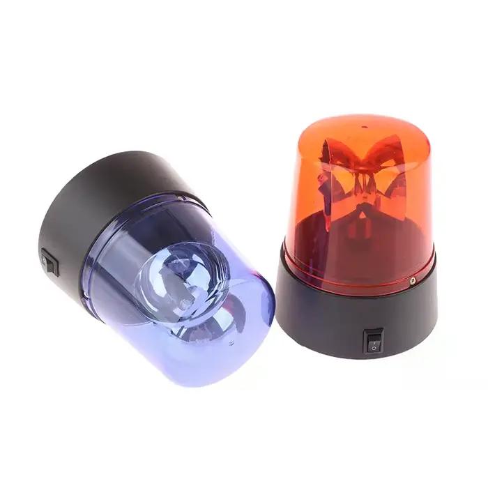 Lumière stroboscopique LED pour voiture : lampe de signalisation circulaire clignotante, alimentée par batterie, idéale pour le montage au plafond dans un camion ou un véhicule scolaire