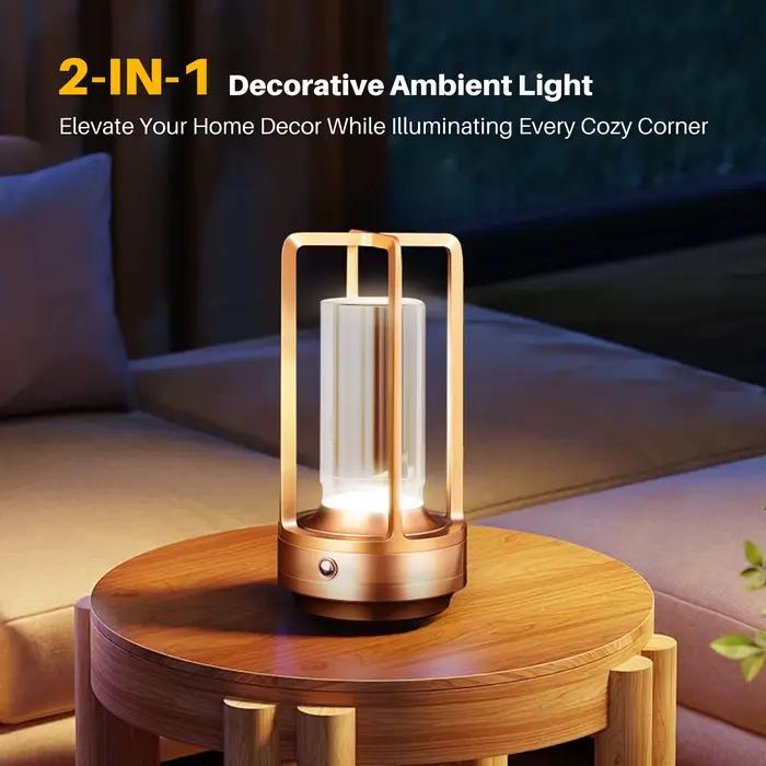 Lampe de Table Led sans fil Rechargeable