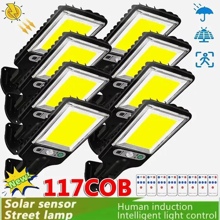 Lampe solaire extérieure moderne avec capteur de mouvement et 3 modes d'éclairage pour sécurité et décoration de jardin patio chemin cour