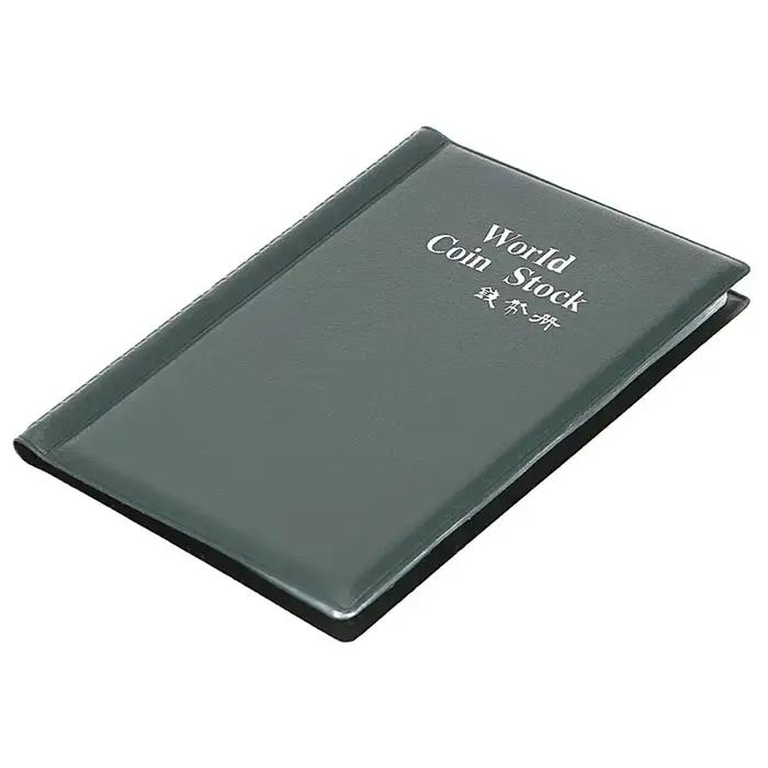 Pour collectionneur porte-monnaie Albums Mini Penny sac de rangement de pièces de monnaie collecte d'argent organisateur 120 poches pièces de Collection Album livre