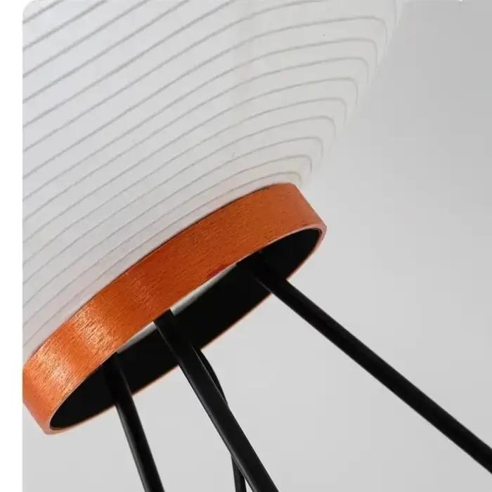 COCO papier lumière japonais Wabi Sabi Vintage lampadaire lampe de table pour chambre salon maison chevet décoration