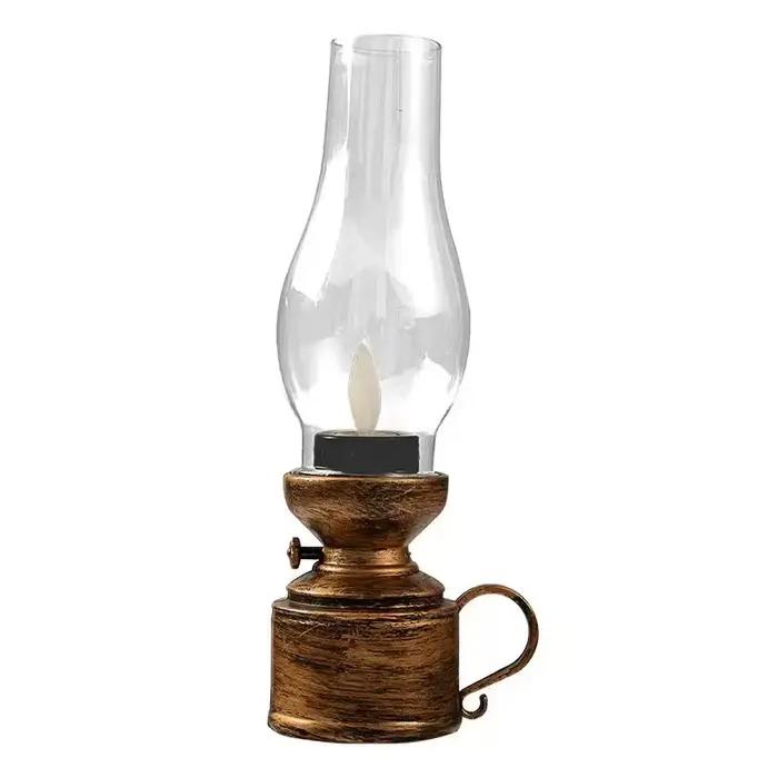 Lampe rétro vintage à piles pour maison chambre salon fêtes et décoration de Noël cadeau