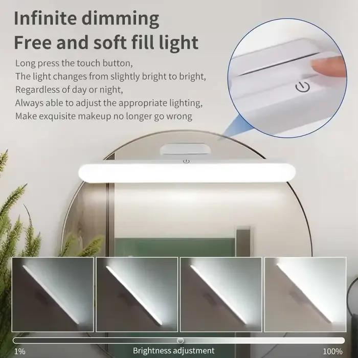 LED lampe de maquillage lumière 3 couleurs miroir