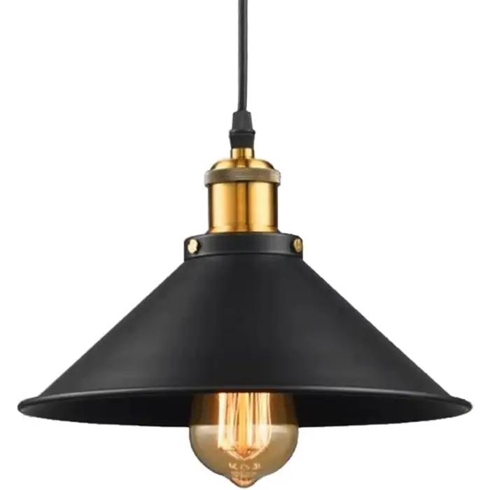 JOYINLED industriel rétro suspension en fer noir suspendu lustre pour cuisine Restaurant Bar balcon éclairage E27 Base
