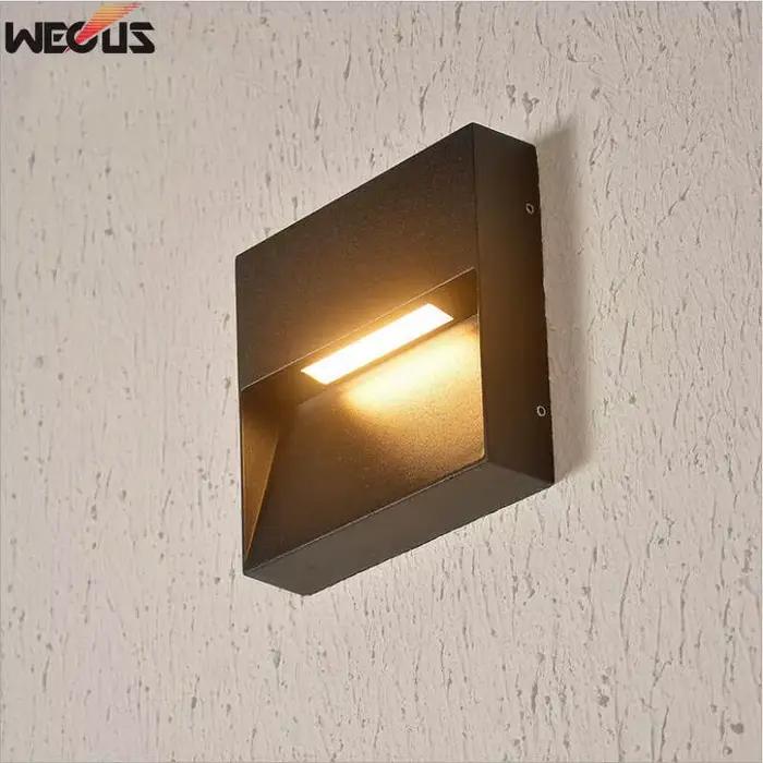 LED lumière d'escalier encastré applique murale extérieure LED escaliers lumière en aluminium marche lumières escalier éclairage