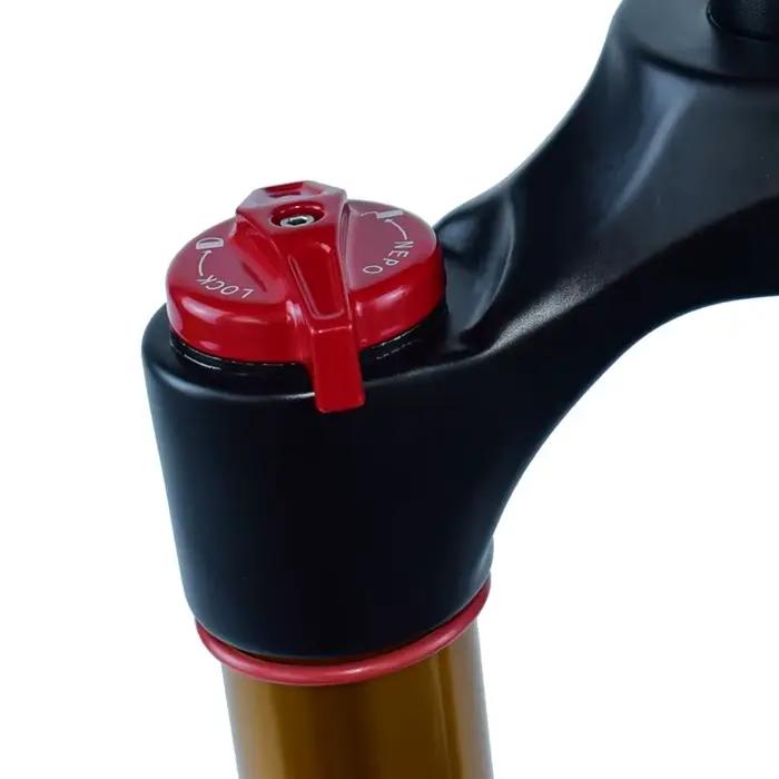 Fourches VTT, fourche pneumatique de suspension de vélo pour Dirt Jump/XC, 26/27, 5/29 pouces, Compatible avec les vélos pour hommes, pièces de vélo