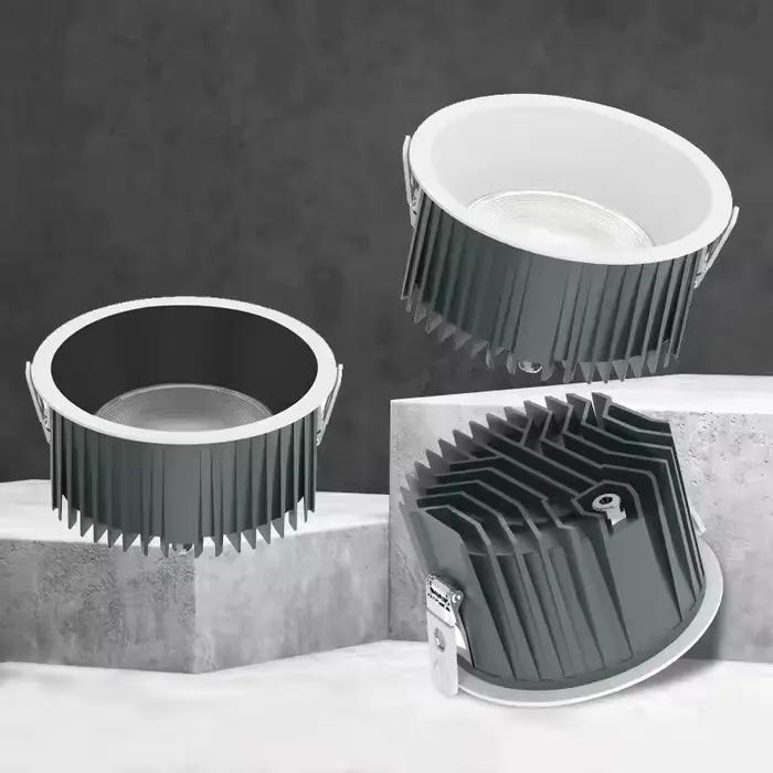 Lampe LED encastrée pour plafond, étanche ip65, pour salle de bain, éclairage décoratif pour la maison, AC110V220V, 60w, luminaire spot
