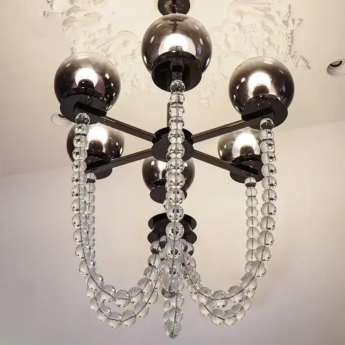 Plafonnier au Design Rétro Français, Design Luxueux, Haut de Gamme, Luminaire Décoratif de Plafond, Idéal pour un Salon ou une Chambre à Coucher