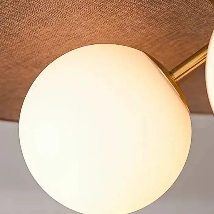 Plafonniers Bauhaus Wabi-sabi Vintage en rotin et osier pour décoration intérieure élégante et atmosphère relaxante chambre restaurant occasions spéciales