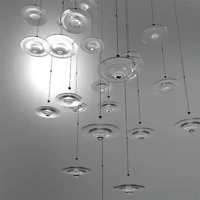 Lampe Suspendue Créative en Forme de Goutte d'Eau de Designer Danois pour Salon, Chambre à Coucher, Hôtel et Restauration Moderne Élégante et Fiable