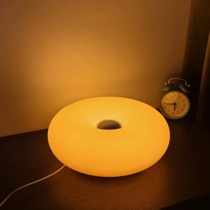 Lampe de table Donut, lampe de chevet pour chambre à coucher