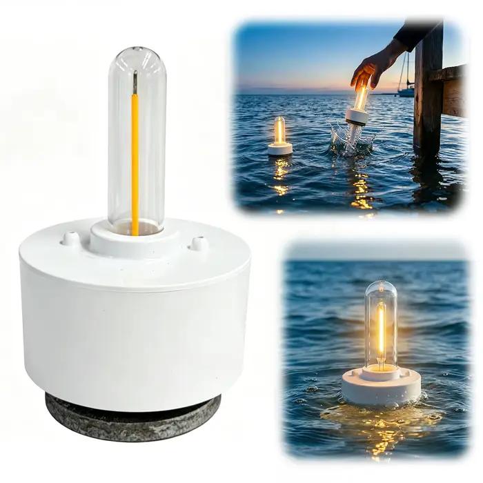 Lampe à sel sans batterie alimentée par l'eau salée lumière d'urgence Permaglow lanterne de camping sans flamme pour intérieur maison apprentissage enfants éducation durable sans piles recharge nécessaire pour usage domestique et sécurité