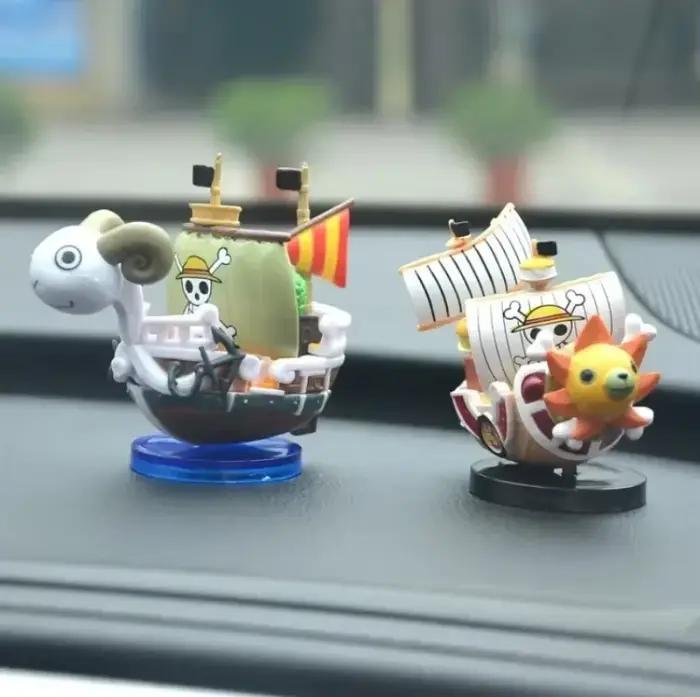 Anime une pièce bateau Figure Luffy modèle jouet Super mignon Mini