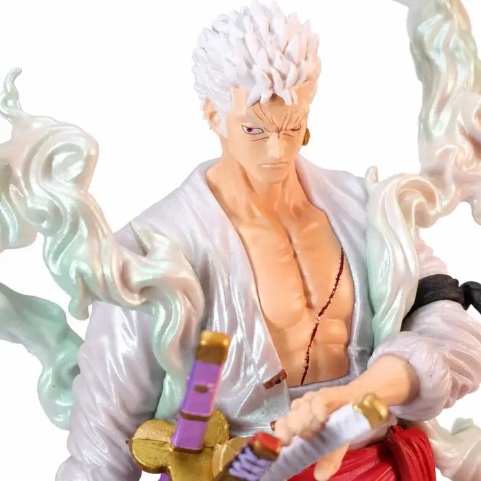 Figurine d'action Zoro de ONE PIECE, statue de collection, modèle à l'échelle, pose dynamique, pièce à exposer, cadeau de Noël