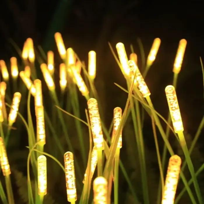 1PC solaire luciole balancement jardin lumière extérieure LED étanche Reed lampe décoration paysage lumières pour étang Patio cour voie