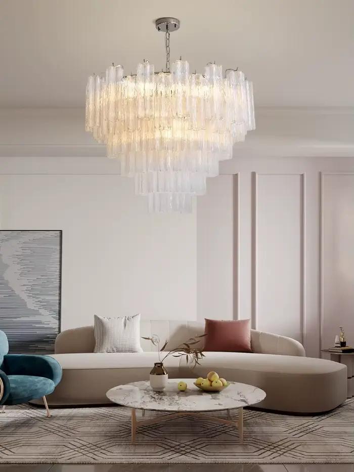 Plafonnier LED E14 en Verre à Intensité Réglable