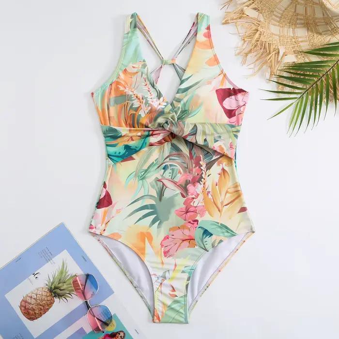 Femmes une pièce maillot de bain vacances femme maillot de bain rétro robe de plage de luxe Bikini concepteur maillot de bain dos nu noir Surf Wear
