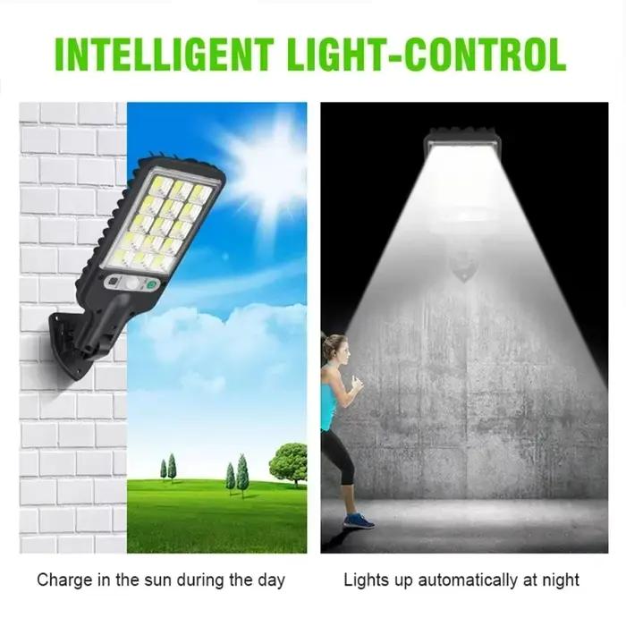 1/2/3/4 pièces lumières solaires extérieures 3 Modes 200COB lampadaire étanche capteur de mouvement éclairage de sécurité pour jardin Patio chemin cour