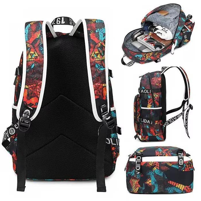 Sac à dos scolaire mignon One Piece Monkey D. Luffy, style anime, pour ordinateur portable, sac de voyage, articles d'anime en gros