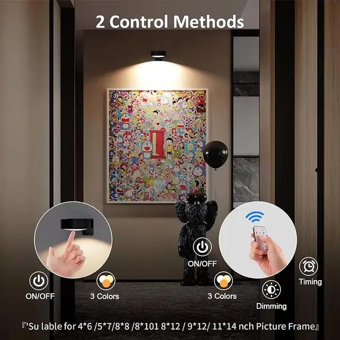 Lampes LED Magnétiques avec 3 Modes de Couleur et Intensité Réglable pour Montage Mural - Super-Cheese