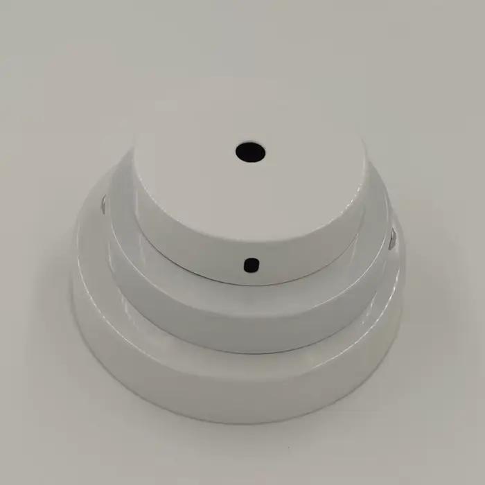 Bases de lampe rétro, plaque de plafond suspendue, châssis de 8/10/12cm, lampe suspendue en fer, bricolage, fil de verrouillage, luminaire de Base, raccords de plafond