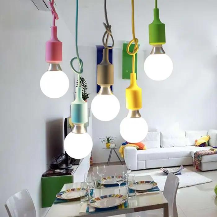 Lampes suspendues modernes simples à tête unique