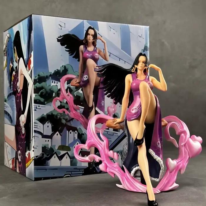 Figurine d'anime One Piece Boa Hancock, pose assise, modèle en PVC, statue de collection, décoration de bureau pour les collectionneurs d'anime