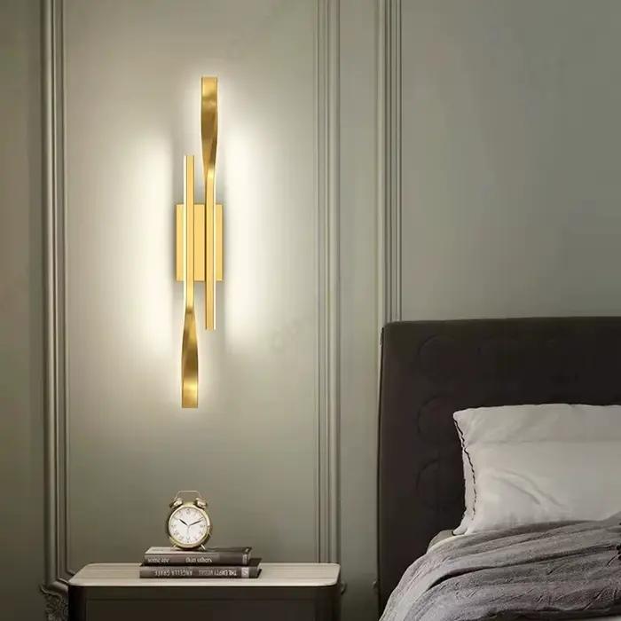 Moderne minimaliste LED salon fond mur couloir applique chambre chevet lampes d'éclairage décoratif