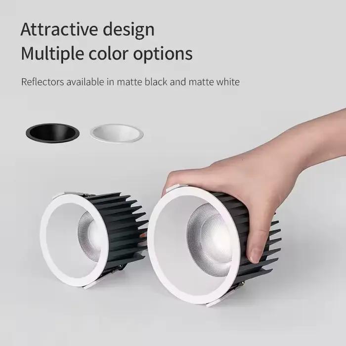 Lampe LED encastrée pour plafond, étanche ip65, pour salle de bain, éclairage décoratif pour la maison, AC110V220V, 60w, luminaire spot