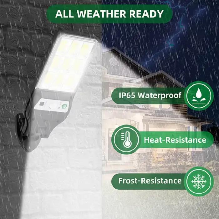 Puissant LED solaire extérieur LED cour applique murale 3 Modes corps humain Induction jardin terrasse porte de Garage éclairage public