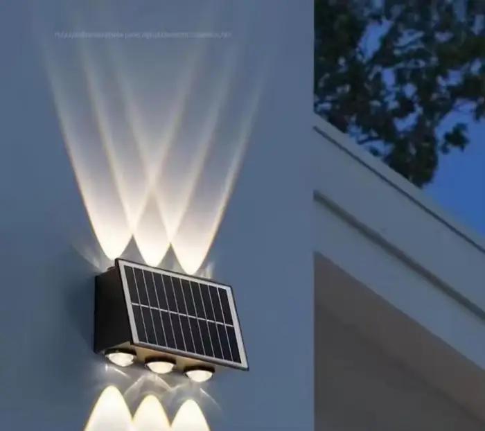 Nouvelle lampe murale extérieure étanche 2026, lampe solaire, lampe de jardin, lampe de table solaire, lampe de décoration de nuit pour villa