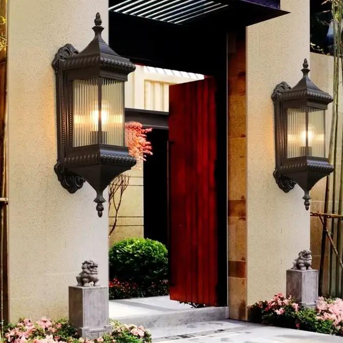 JIANKELONG Applique Murale Extérieure Vintage Rétro