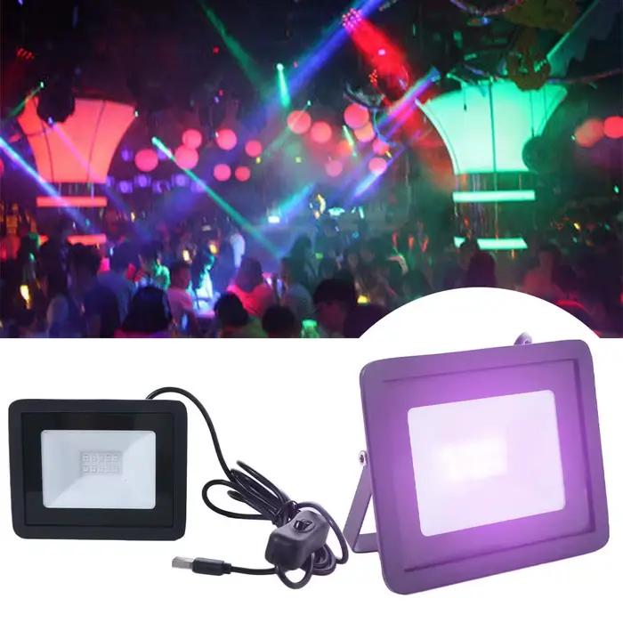 Projecteur LED UV Portable 5V USB 10W 395nm UVA