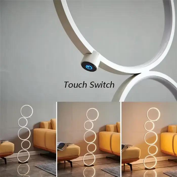 Lampadaire Led pour salon avec interrupteur tactile