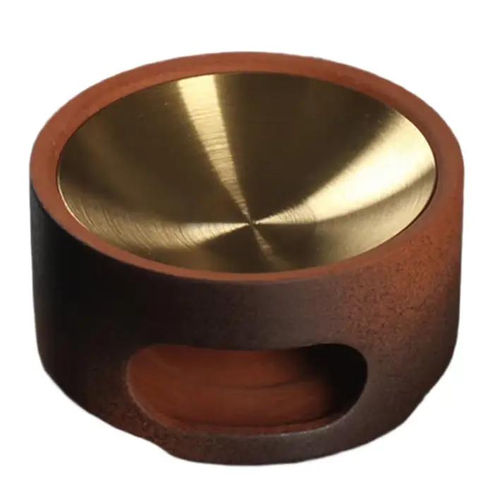 Bougie chauffe-bougie lampe d'aromathérapie chauffage huile essentielle brûleur d'encens ménage Club café poudre bois