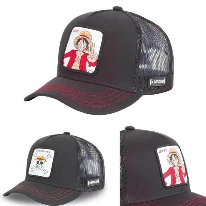 Casquette de baseball imprimée dessin animé ONE PIECE Monkey D. Luffy Tony Chopper, réglable, décontractée, pour l'extérieur, protection solaire, toutes saisons