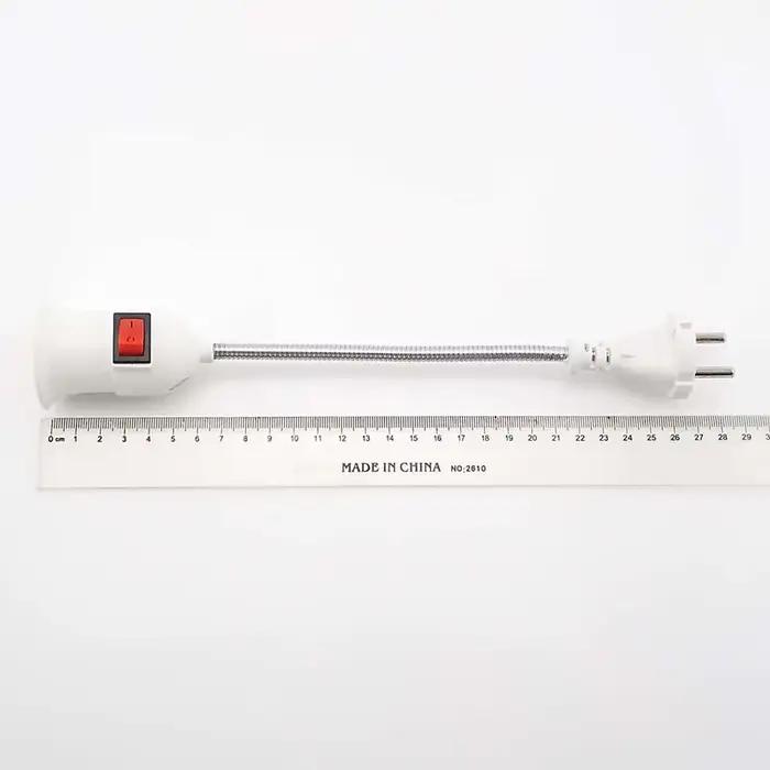Support de lampe flexible à base d'ampoule LED avec interrupteur marche/arrêt