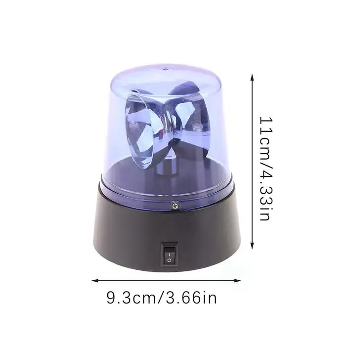 Lumière stroboscopique LED pour voiture : lampe de signalisation circulaire clignotante, alimentée par batterie, idéale pour le montage au plafond dans un camion ou un véhicule scolaire