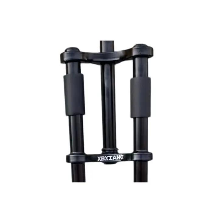Fourche de suspension VTT 24/26/27,5 pouces à ressort hydraulique, double suspension, en alliage d'aluminium, débattement 120 mm, pour tige de 28,6 mm, compatible frein à disque