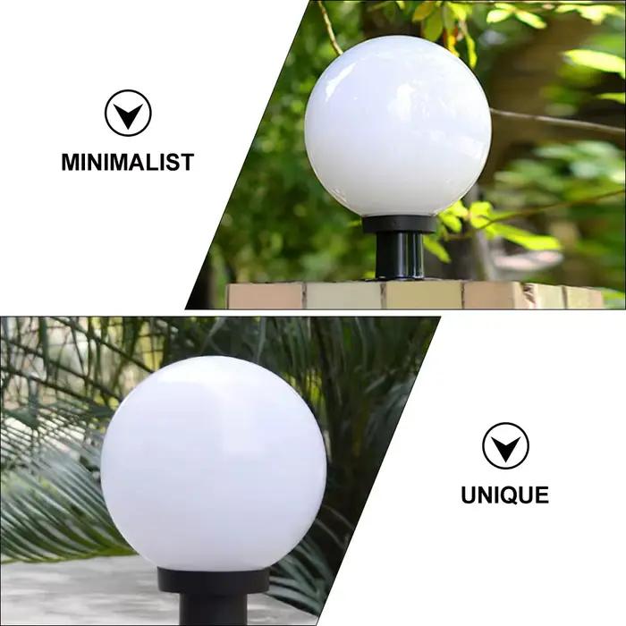 Couverture d'ampoules LED d'abat-jour de clôture